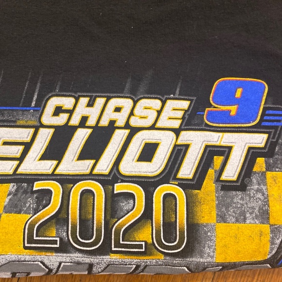 Chase Elliott 2020 Champion SS Tee Shirt Men’s Large Hedrick MotorSports - Picture 5 of 11